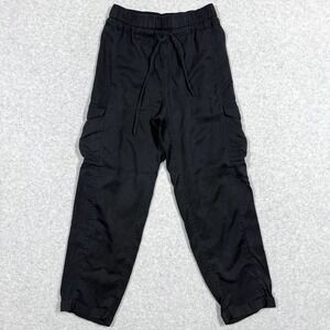 Lululemon Pants Womens 4 Move Lightly Cargo Tencel Cropped Black Lightweight